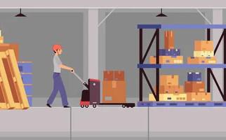 Depositphotos 308941892 stock illustration warehouse interior banner with cartoon