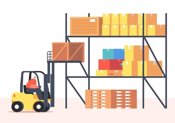 Depositphotos 506013578 stock illustration worker lifting cargo on forklift