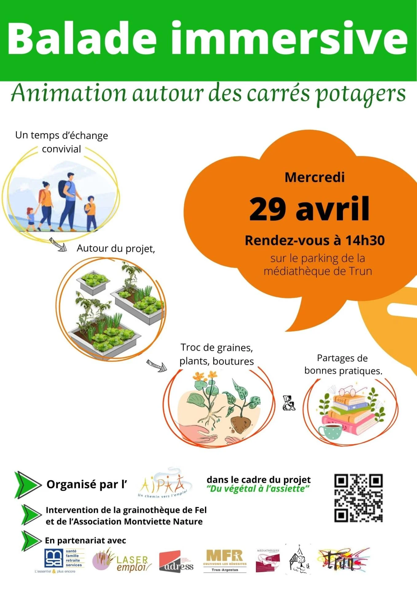 Troc graines ballade immersive